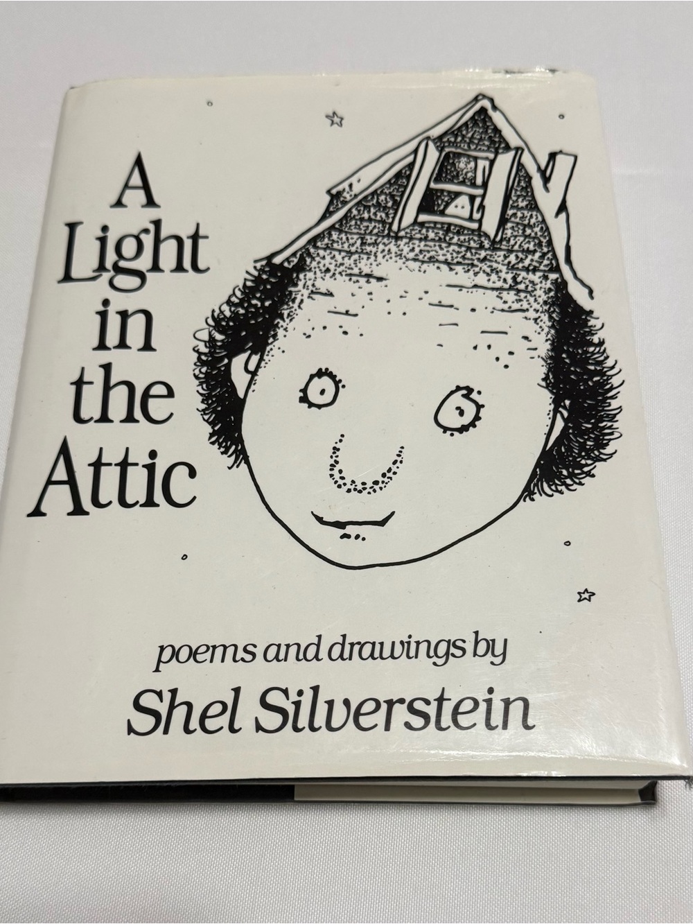 A Light in the Attic by Shel Silverstein - White Illustrated Hardcover